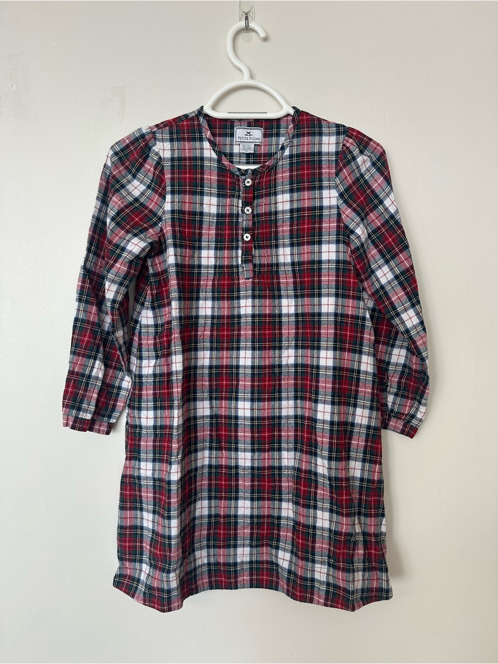 Petite Plume Beatrice Nightgown Imperial Tartan Girls Size 8 Plaid
